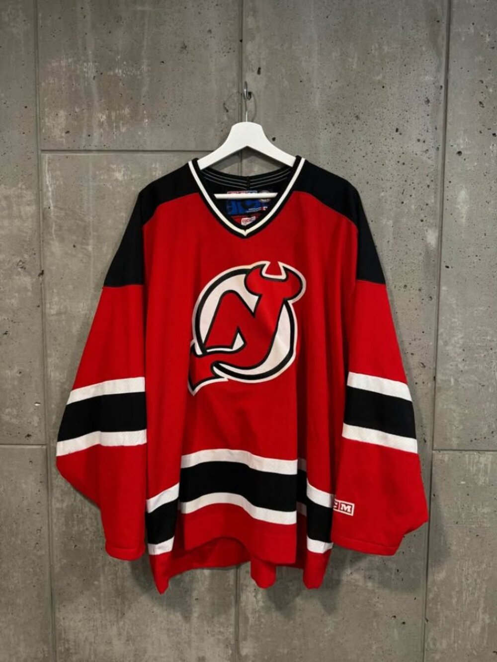 Vintage 90s CCM New Jersey Devils NHL Hockey Jersey Men’s XXL
